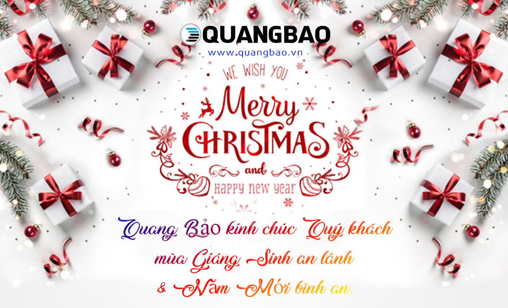Công ty Quang Bảo Kính Chúc Quý Khách Mùa Giáng Sinh An Lành và Năm Mới Bình An